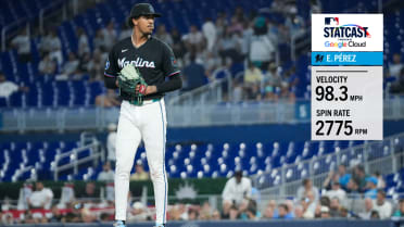 Eury Pérez's powerful 98.3 mph pitch