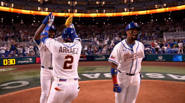 Segundo HR de Arráez vs. Israel