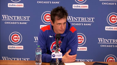 Craig Counsell on the Cubs' walk-off win