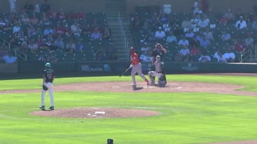 Rece Hinds' solo home run