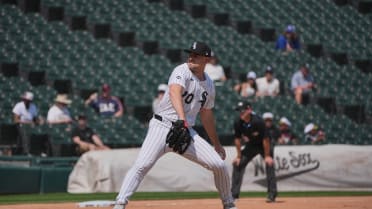 Tyler Alexander strands runner at third