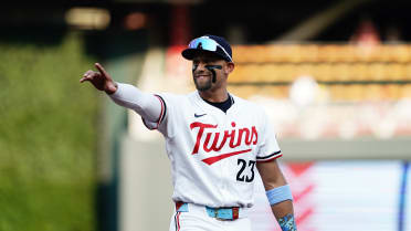 Royce Lewis shows off the leather and arm strength