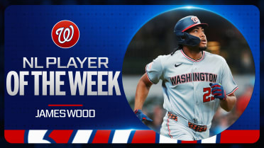 James Wood is named the NL Player of the Week