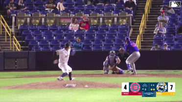 Logan Poteet homers (2) on a fly ball to right field.