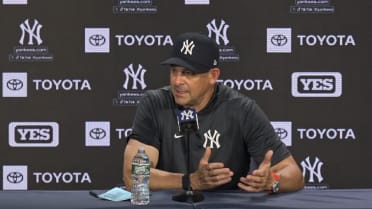 Aaron Boone on Max Fried, facing Matthew Boyd