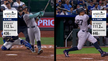 Judge and Stanton each hit 430-plus-foot home runs