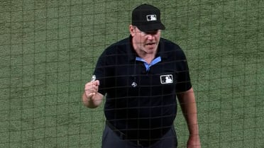 José Caballero caught stealing after challenge