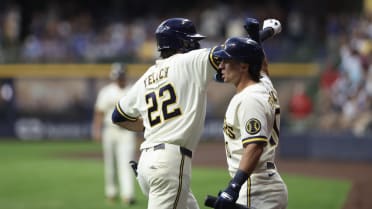 Christian Yelich's three-run homer (11)