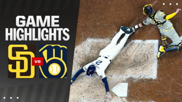 Padres vs. Brewers Highlights