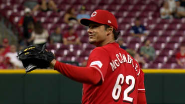 Zach McCambley's first Major League strikeout