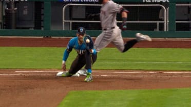 James McCann safe at first after challenge