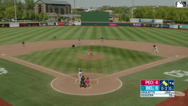 Aiva Arquette triples (2) on a sharp line drive to left fielder Luis Pino. Starlyn Caba scores. Brandon Compton scores.