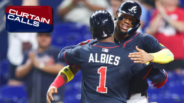 Braves take lead with nine-run 9th vs. Marlins