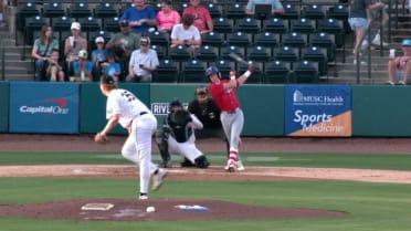 Billy Carlson records a career-high four hits