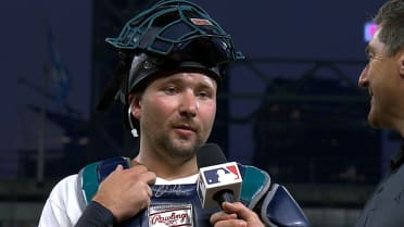 Cal Raleigh talks his grand slam