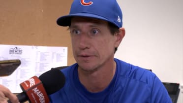 Craig Counsell on the Cubs' offense today and the win