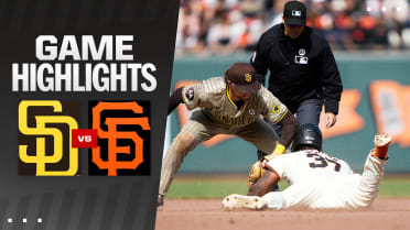 Padres vs. Giants Highlights