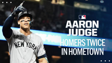 Aaron Judge hits two home runs
