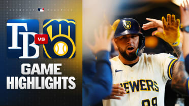 Sanchez, Bauers power Brewers over Rays, 6-2