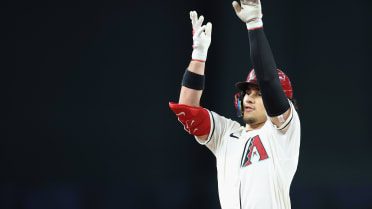 Alek Thomas' first home run of the season