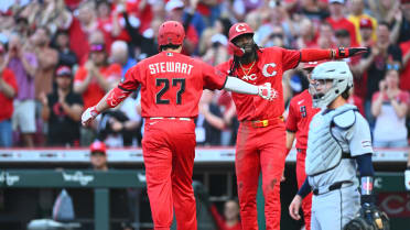 Sal Stewart's three-run home run (9)