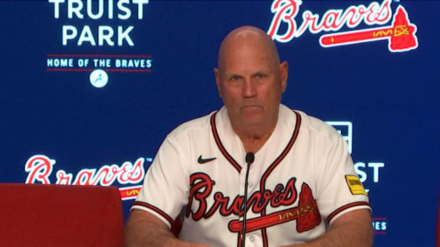 Brian Snitker laying out The Braves' late inning strategy 8/3/2019