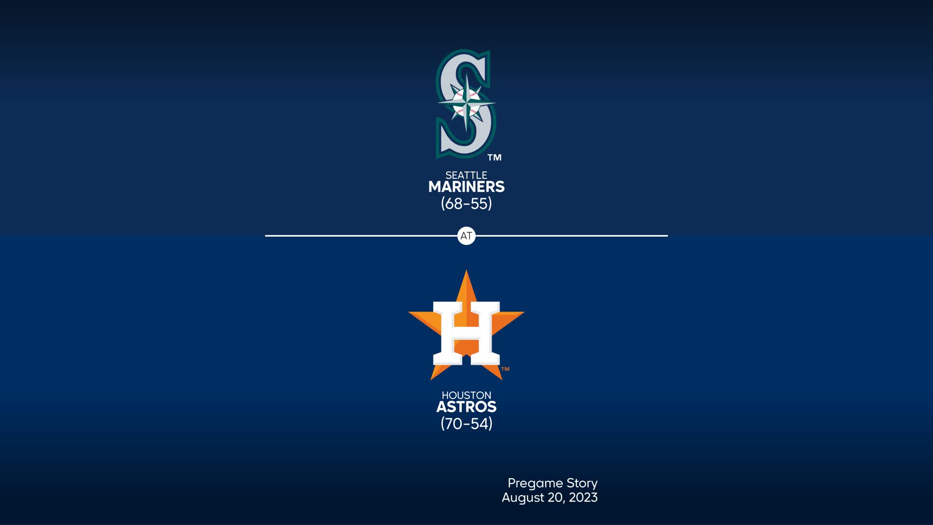 MLB Stories - Seattle Mariners at Houston Astros Preview - 08/20/2023