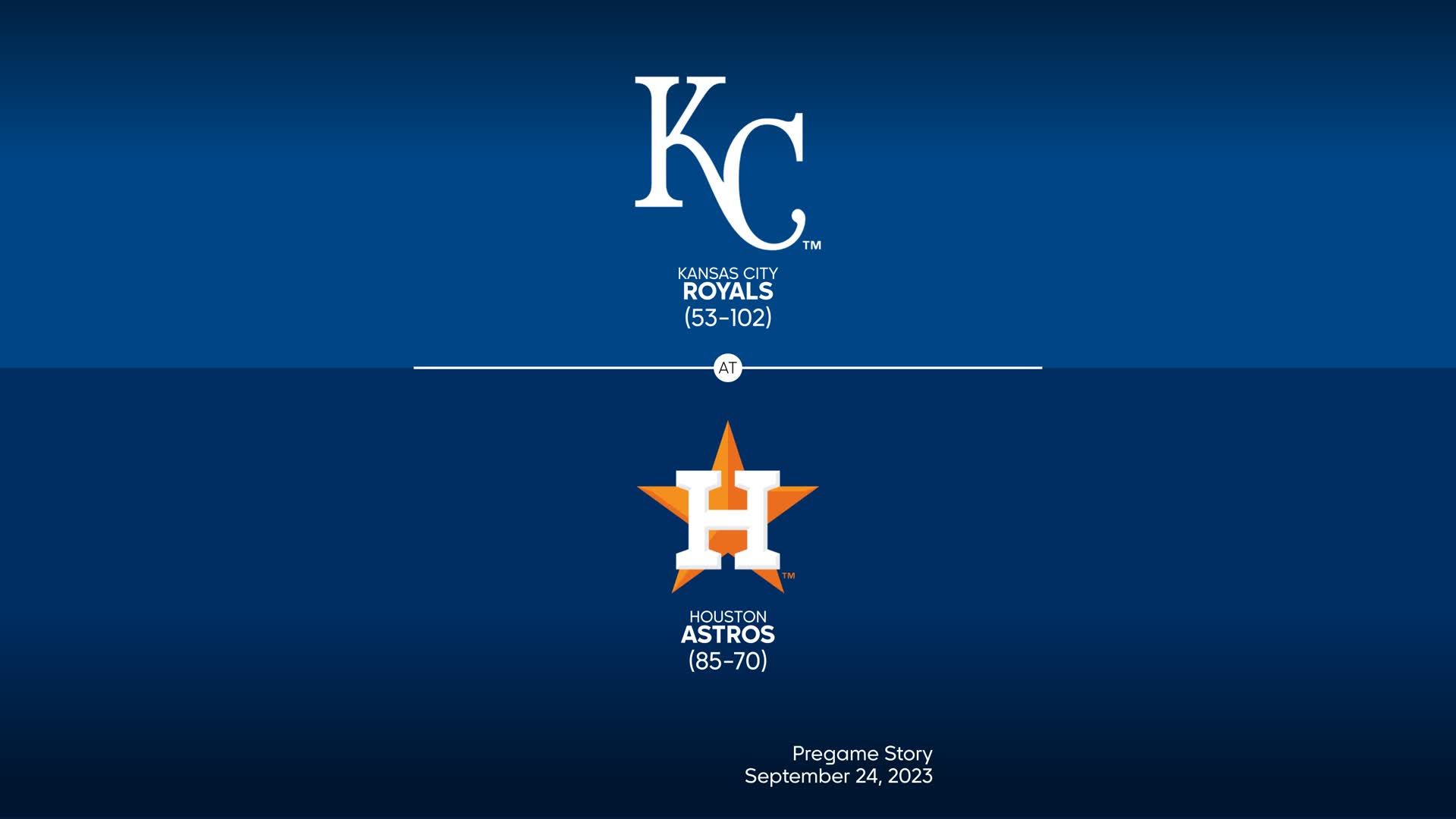 Kansas City Royals' Sweep of Astros Weakens Houston's MLB