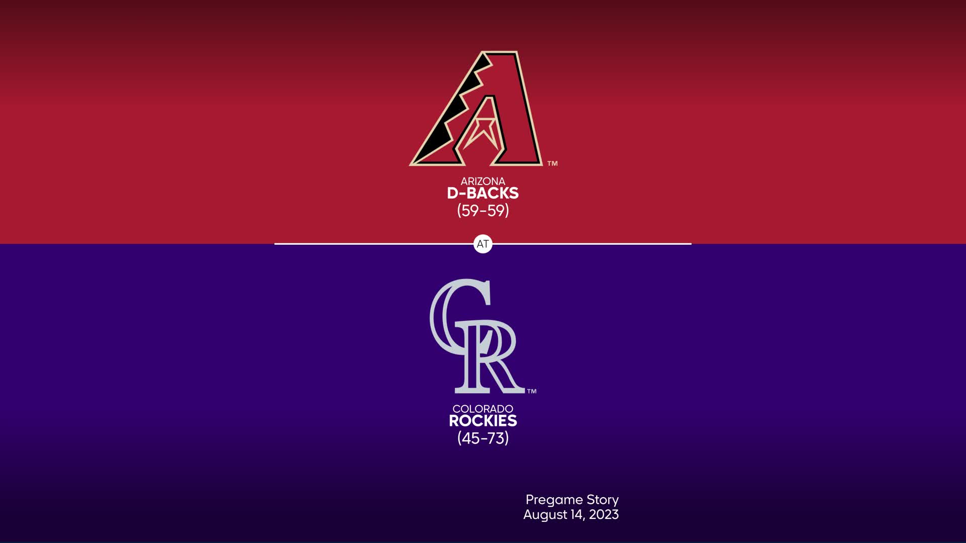 Arizona Diamondbacks vs. Colorado Rockies: Series information, game updates