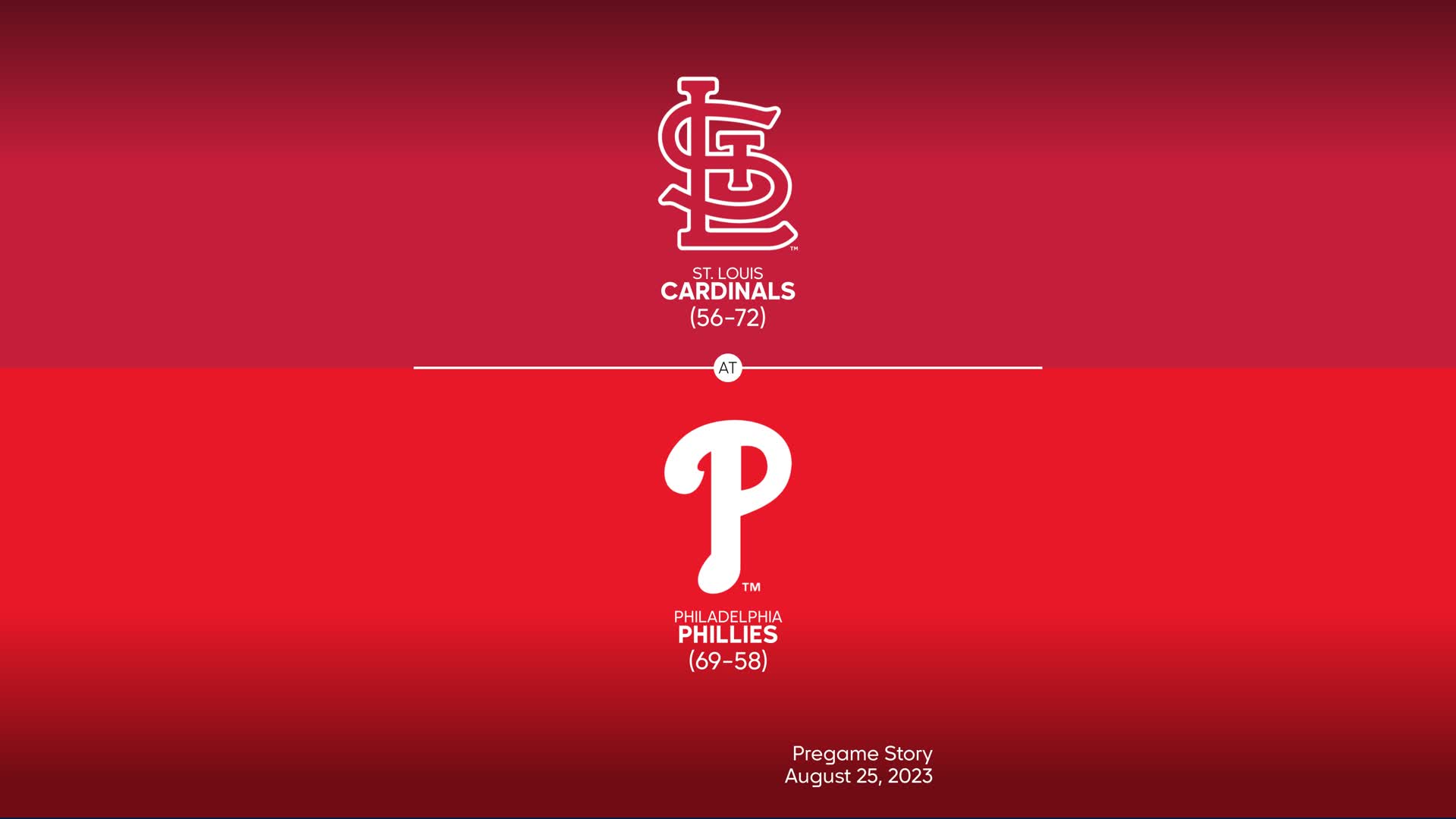 MLB Stories - St. Louis Cardinals at Philadelphia Phillies Preview -  08/25/2023