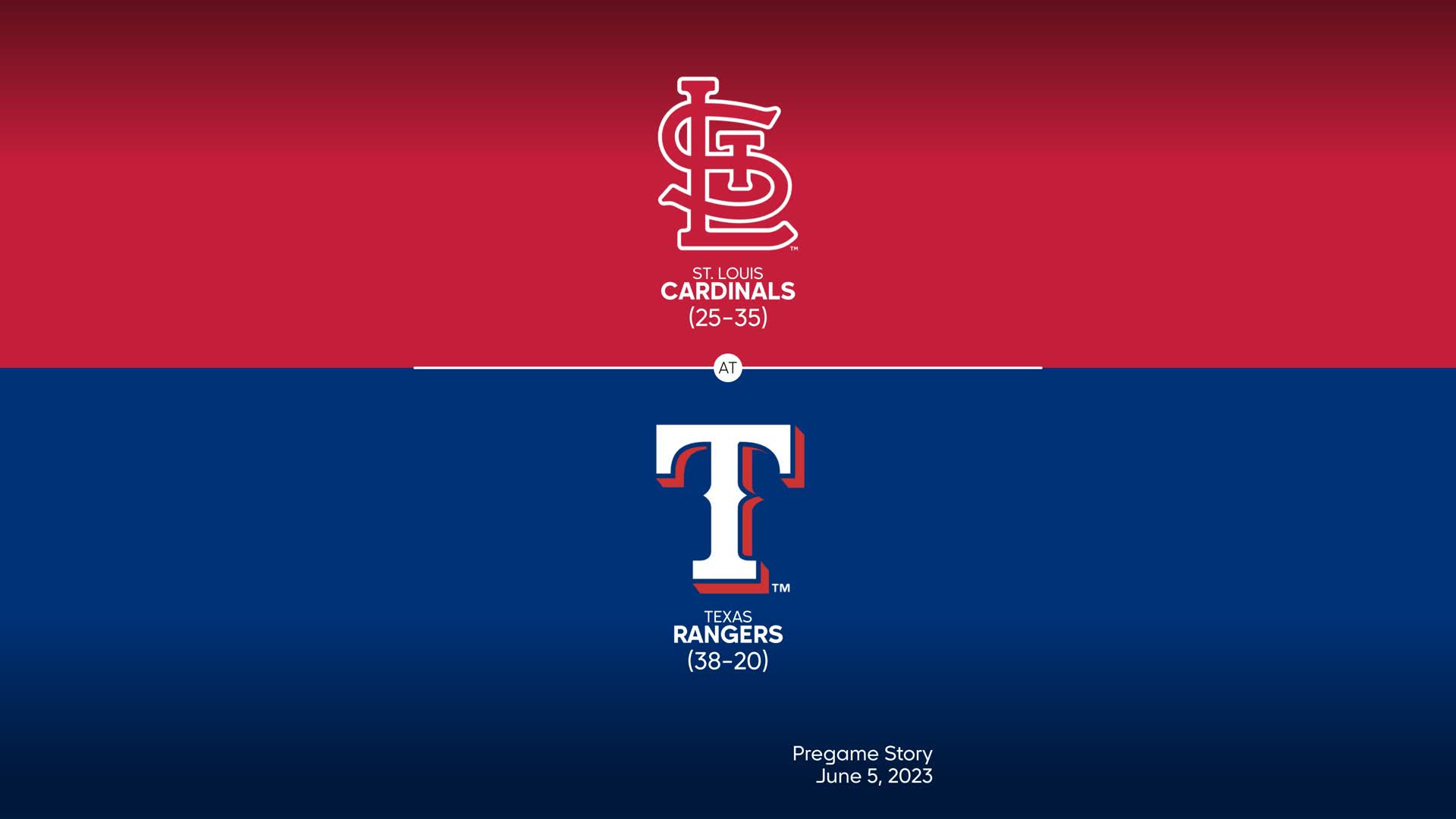 MLB Stories - St. Louis Cardinals at Texas Rangers Preview - 06/05/2023