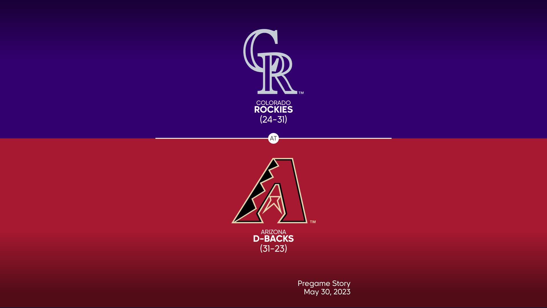 Arizona Diamondbacks vs. Colorado Rockies: Series information, game updates