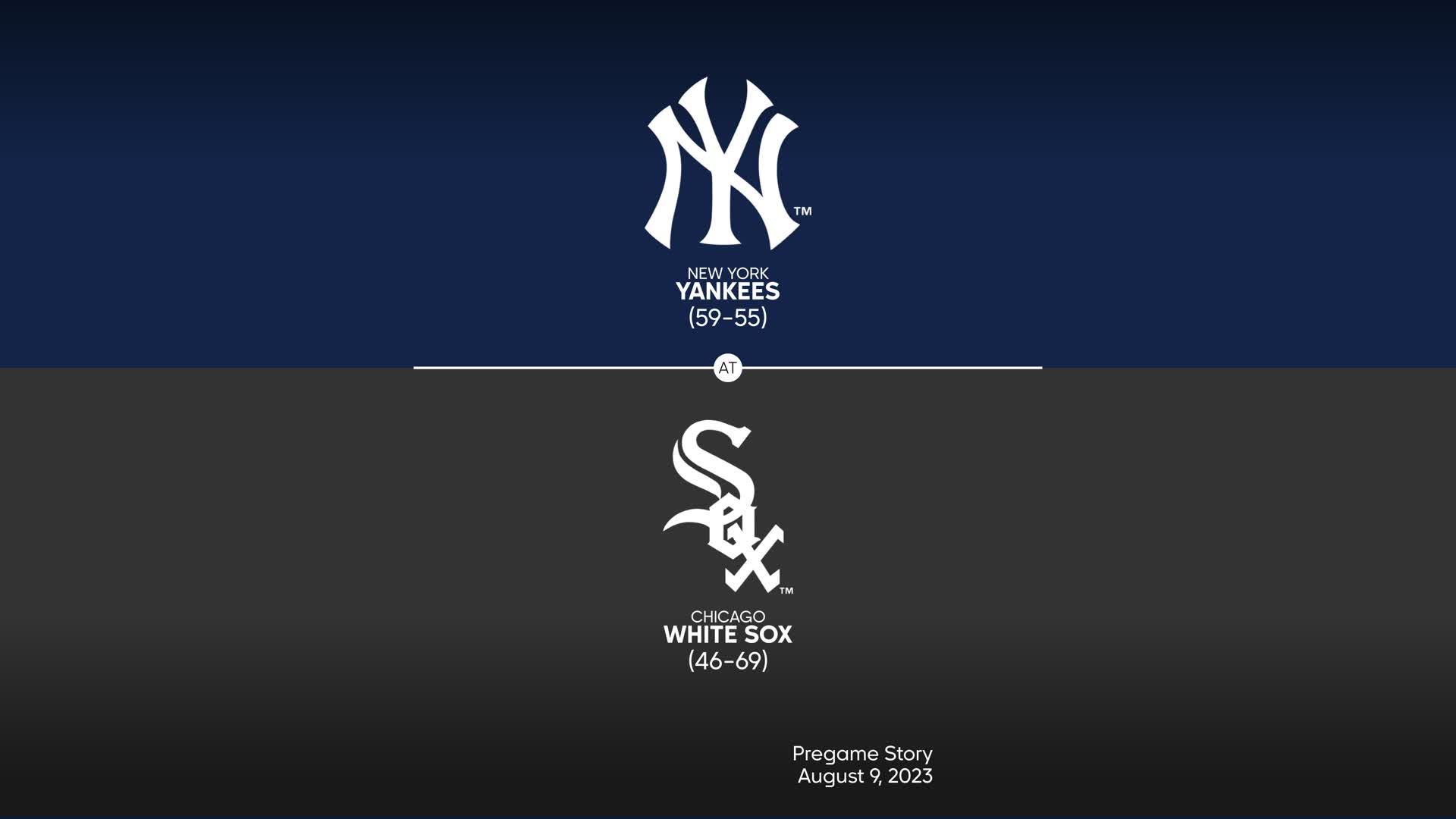 New york yankees and chicago white sox hi-res stock photography