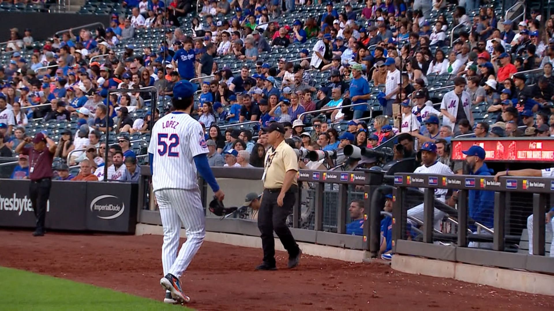 Jorge López designated for assignment after tossing glove into stands