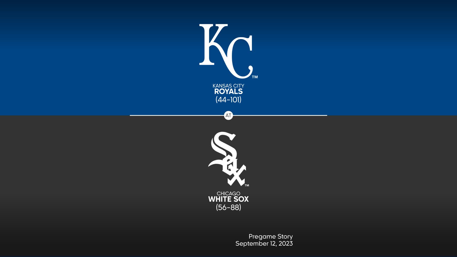 MLB Stories - Kansas City Royals at Chicago White Sox Preview - 09/12/2023
