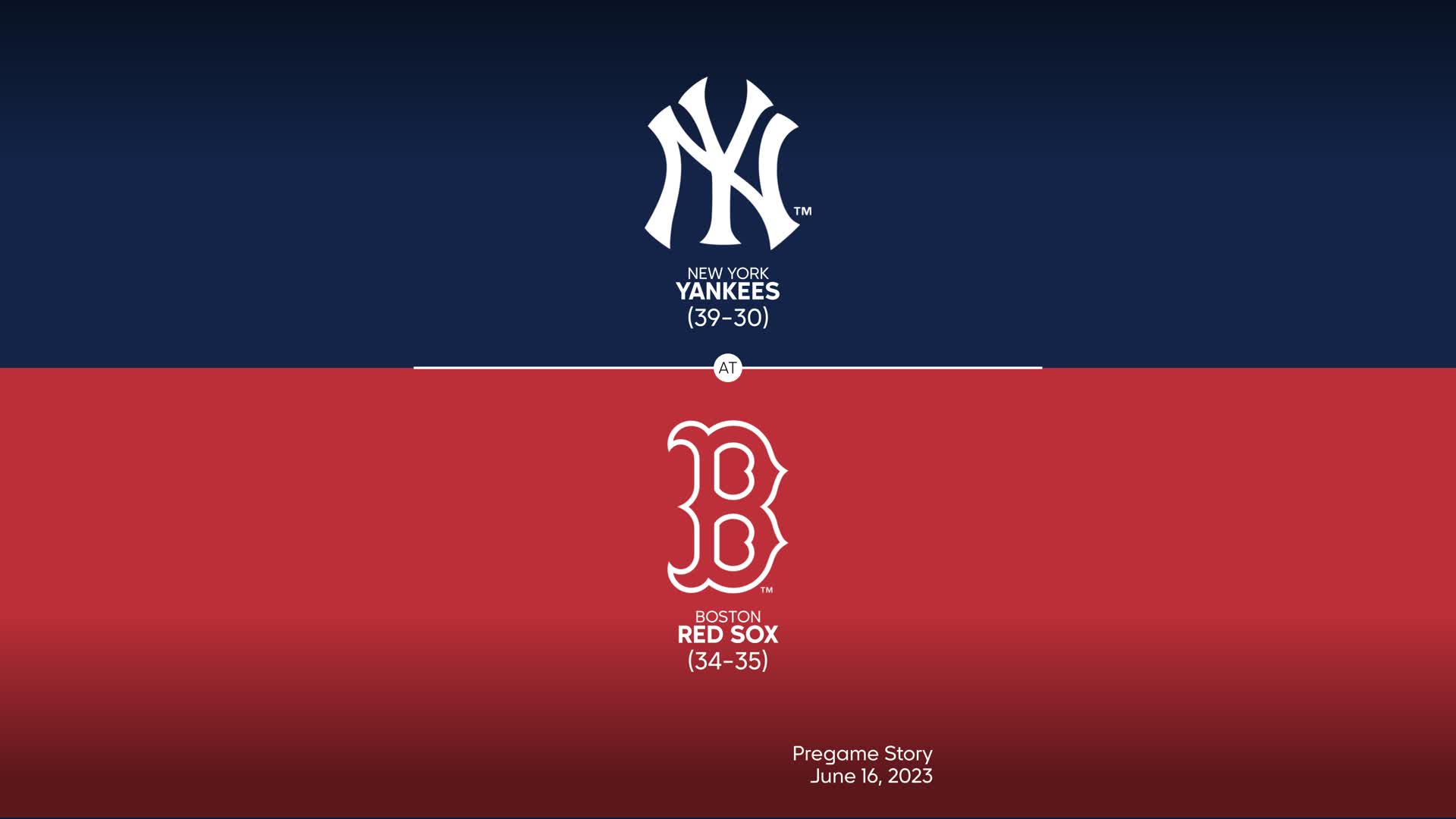 B/R MLB Rivalry Series: New York Yankees vs. Boston Red Sox