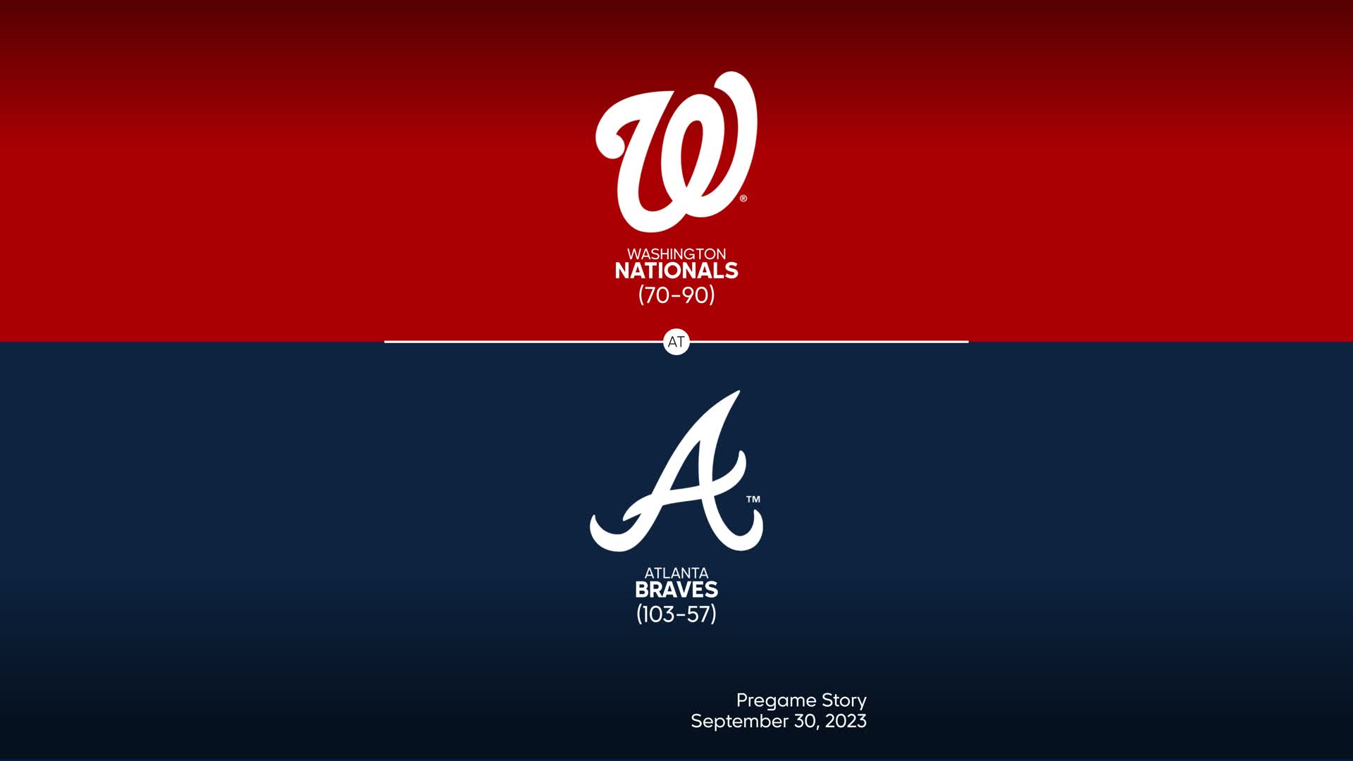 Braves vs. Nationals Series Preview: Road trip continues with three-game  series in Washington - Battery Power