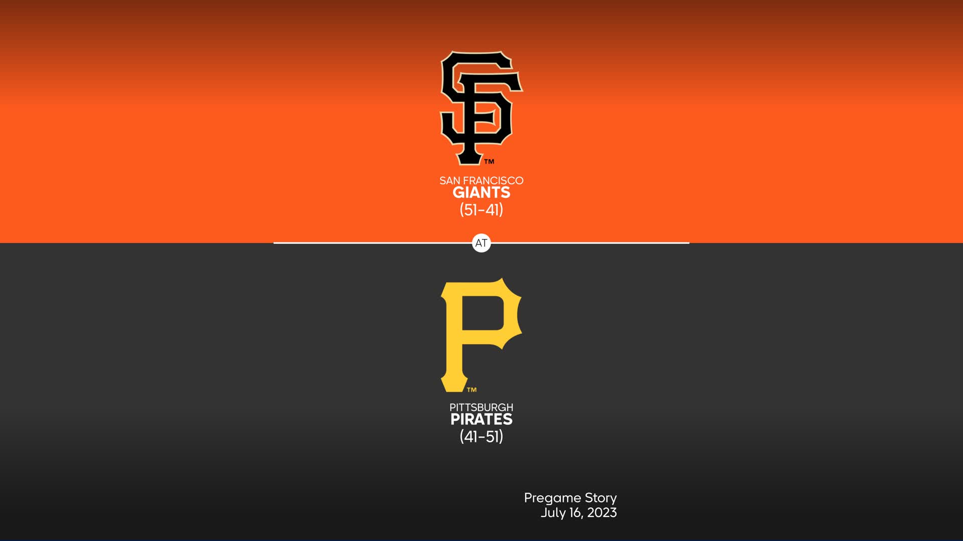 MLB Stories - San Francisco Giants at Pittsburgh Pirates Preview -  07/16/2023