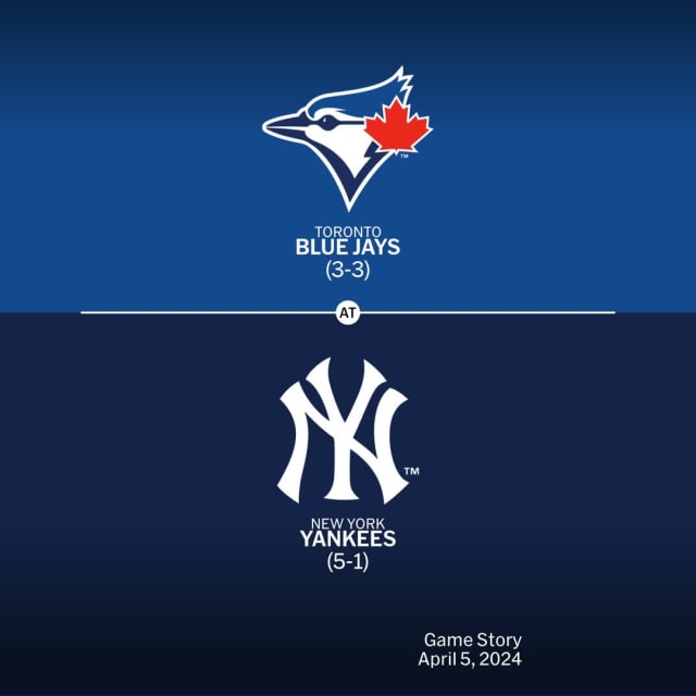 Toronto Blue Jays at New York Yankees Preview - 04/05/2024 - MLB 
