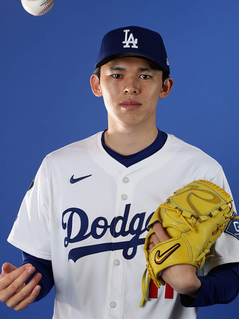 佐々木朗希】ボブルヘッド ドジャース フィギュア 非売品】8/4 球場