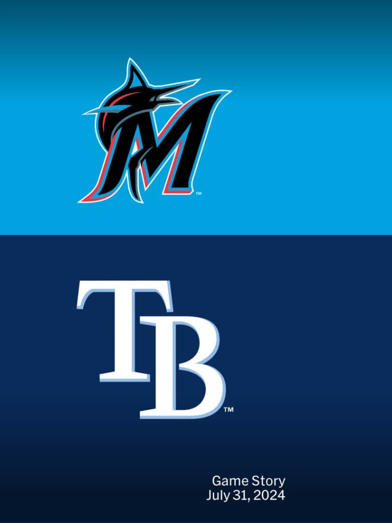 Miami Marlins at Tampa Bay Rays Game Story, Scores