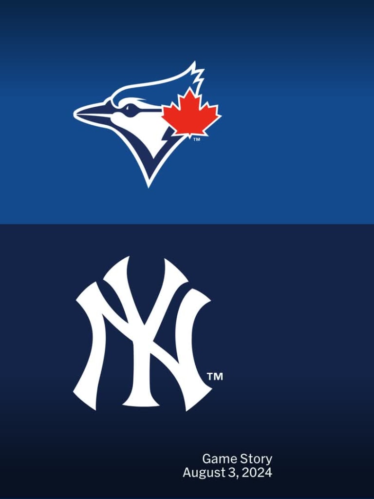 Toronto Blue Jays at New York Yankees Game Story, Scores/Highlights -  08/03/2024 - MLB Stories