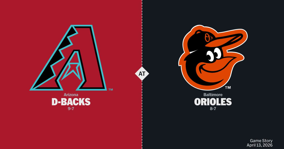 Arizona Diamondbacks at Baltimore Orioles Game Story, Scores