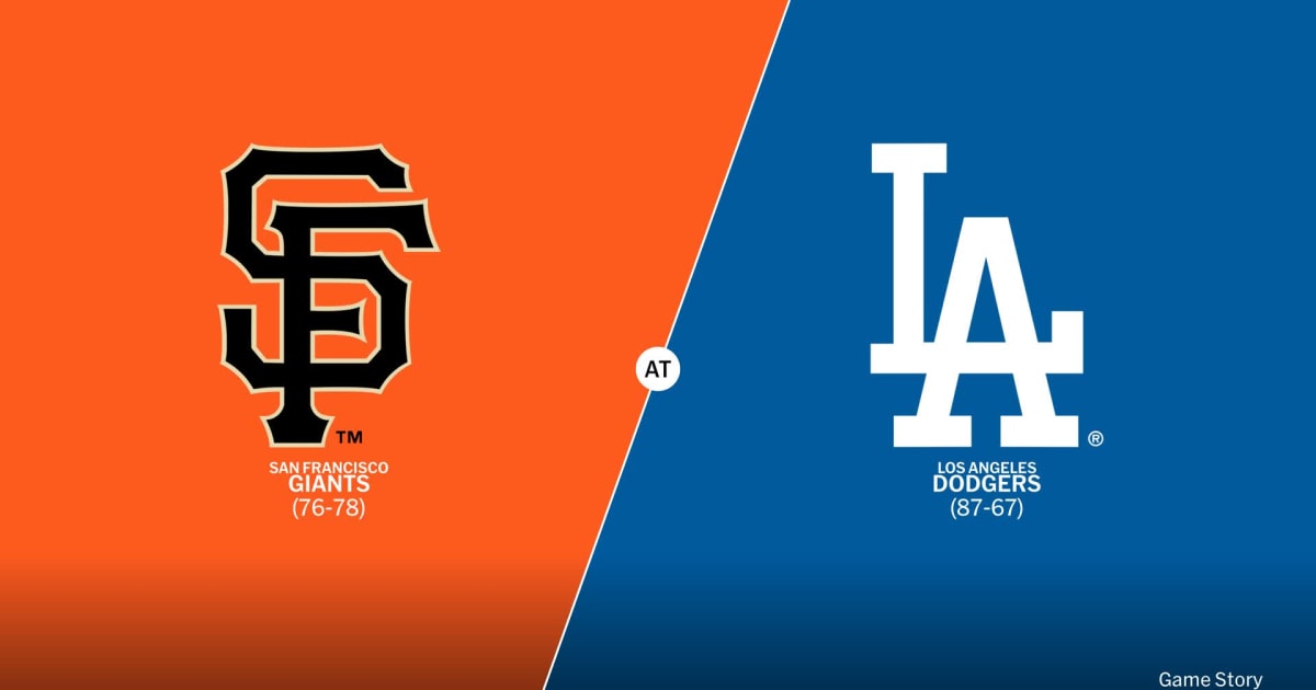 San Francisco Giants at Los Angeles Dodgers Game Story, Scores/Highlights - 09/20/2025 - MLB Stories