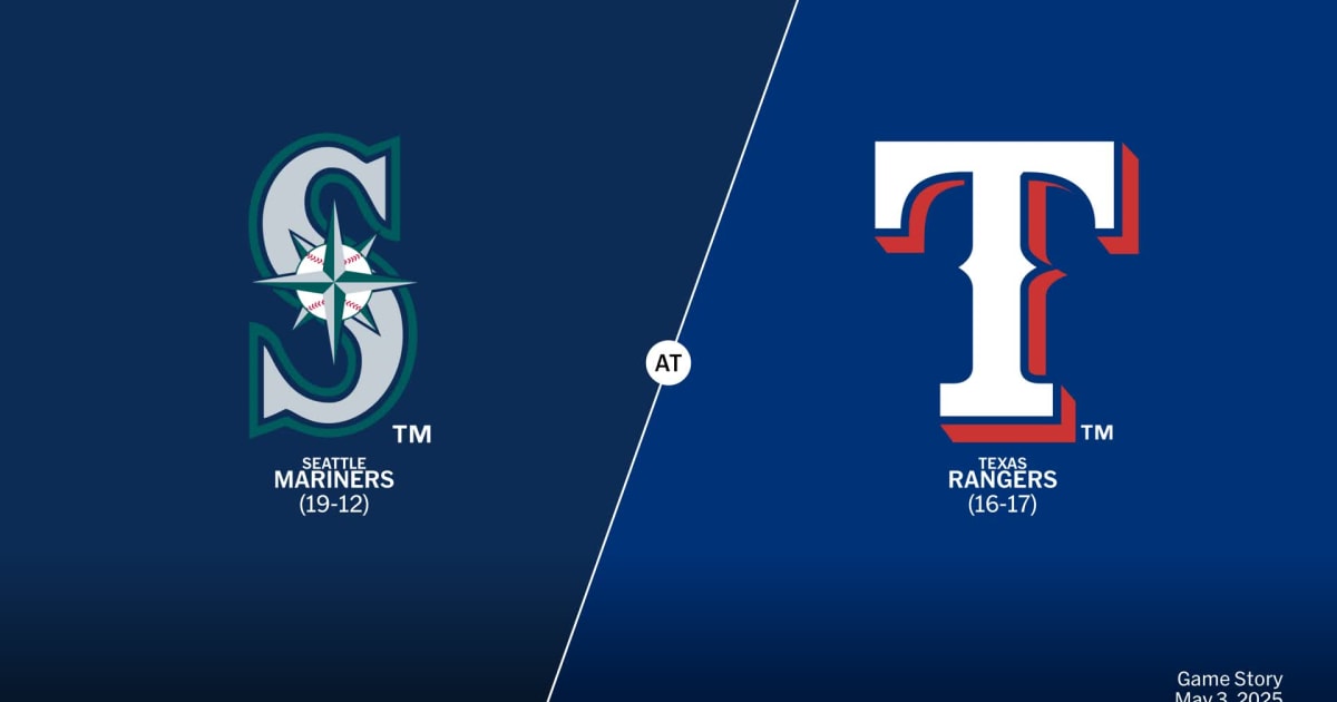 Seattle mariners at texas rangers game story scores highlights 05 03