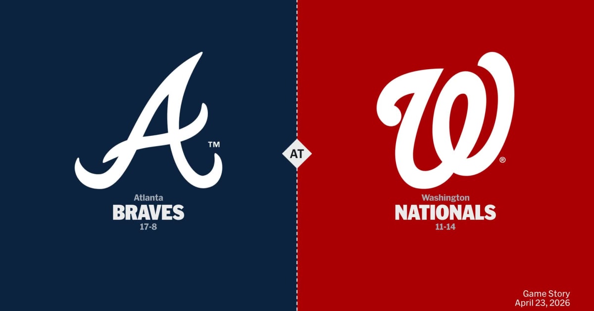 Atlanta Braves At Washington Nationals Game Story Scores Highlights