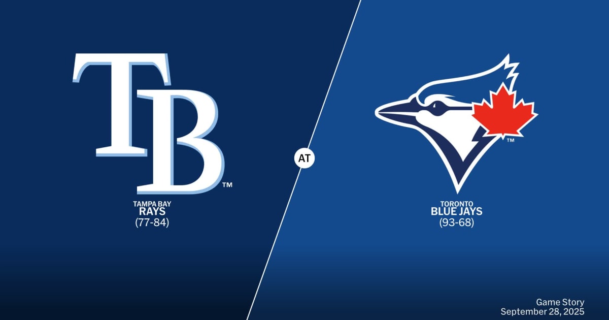 Tampa Bay Rays at Toronto Blue Jays Game Story, Scores/Highlights - 09/28/2025 - MLB Stories