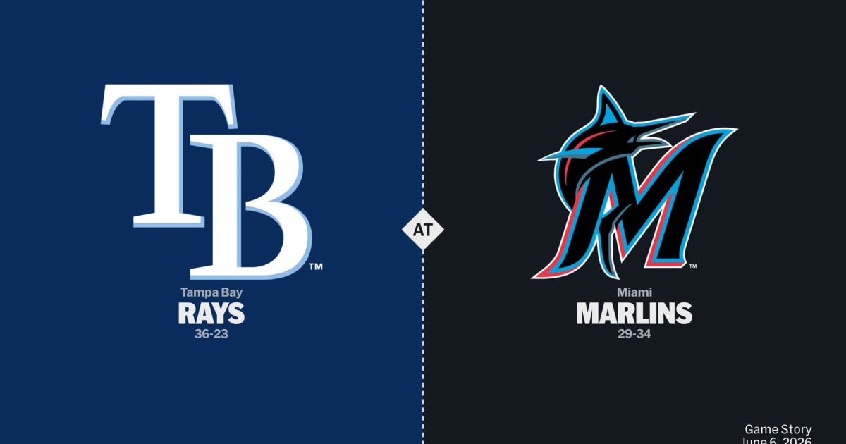 Tampa Bay Rays at Miami Marlins Preview - 06/06/2026 - MLB Stories