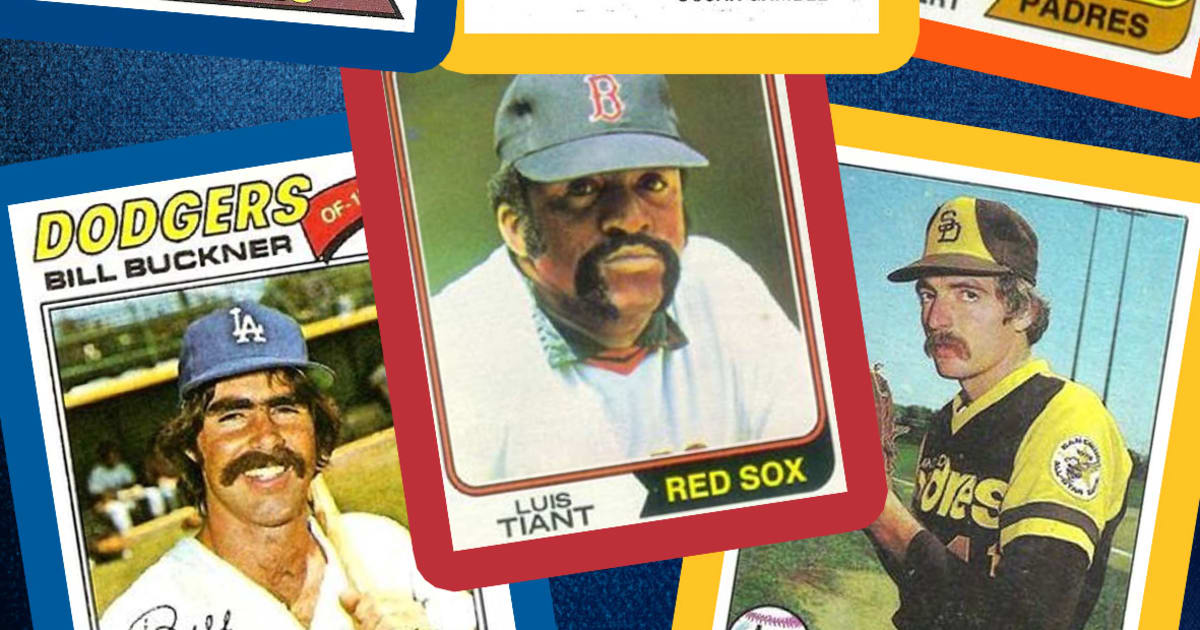 Best facial hair 1970s baseball cards MLB Stories