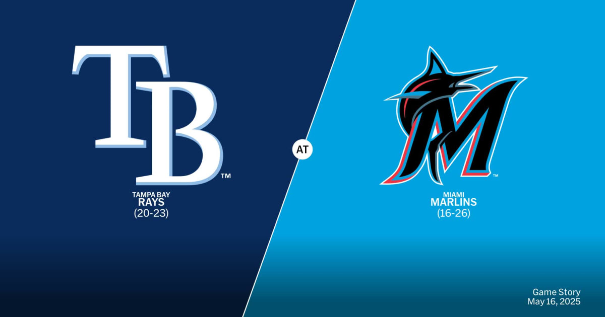 Tampa Bay Rays at Miami Marlins Game Story, Scores/Highlights - 05/16 ...